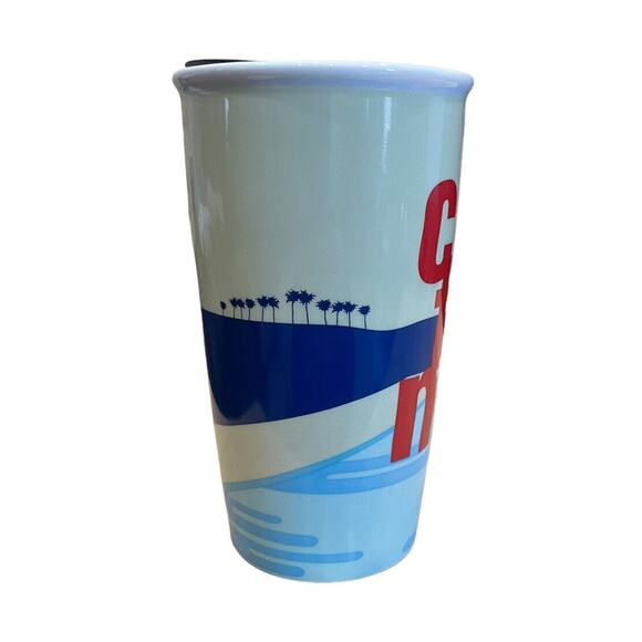 Starbucks California Beach Ceramic Local Traveler Tumbler Coffee Mug 12oz 2017 - Picture 4 of 8